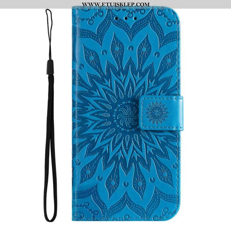 Etui Folio do Vivo Y16 Mandala Sun Ze Smyczą